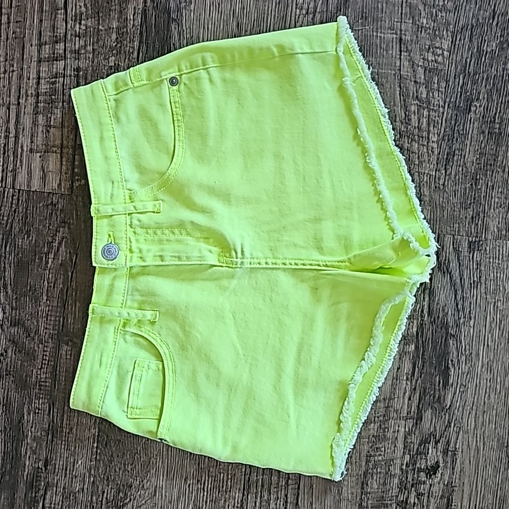 Wild Fable neon jeans shorts size 2 - Picture 8 of 15
